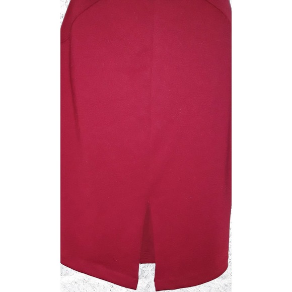 Adelyn Rae Sz S Burgundy Red Cutout Cage Dress - Picture 6 of 8